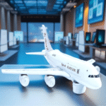 QATAR AIRWAYS AIRBUS-A380 LIGHT & MUSIC