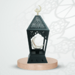 DECORATIVE LED LANTERN -BLACK-11X11X29CM