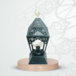 DECORATIVE LED LANTERN -WHITE-13X13X33CM