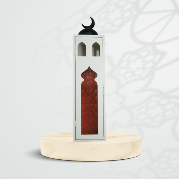IRON DECORATIVE LANTERN-15X15X64CM