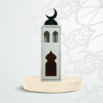 IRON DECORATIVE LANTERN-12X12X44CM