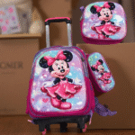 3 PCS SCHOOL TROLLEY BAG SET-16