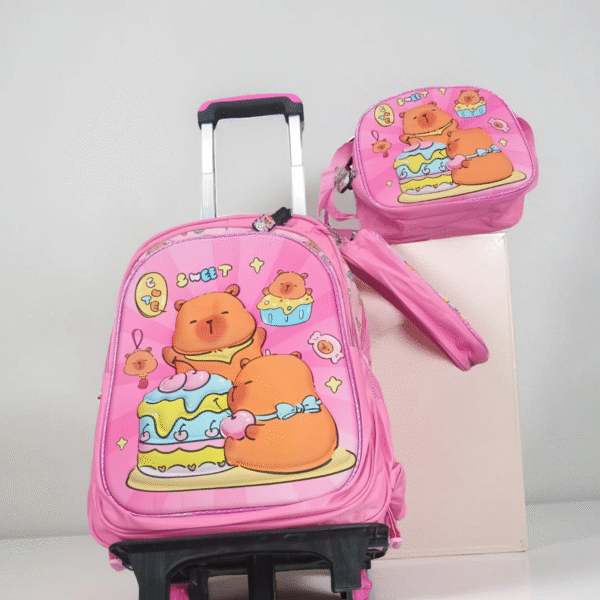 3 PCS TROLLEY SCHOOL BAG SET-16