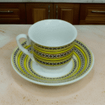 12PCS CERAMIC TEA CUP SET