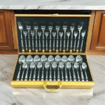 S/STEEL 36PCS SPOON & FORK SET W/BOX