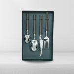 4PCS S/STEEL KNIFE & FORK SPOON SET