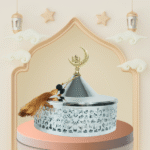 IRON CANDY BOWL W/LID-SILVER-16X16X16CM