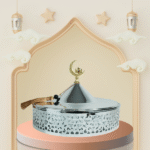 IRON CANDY BOWL W/LID-SILVER-22X22X17CM