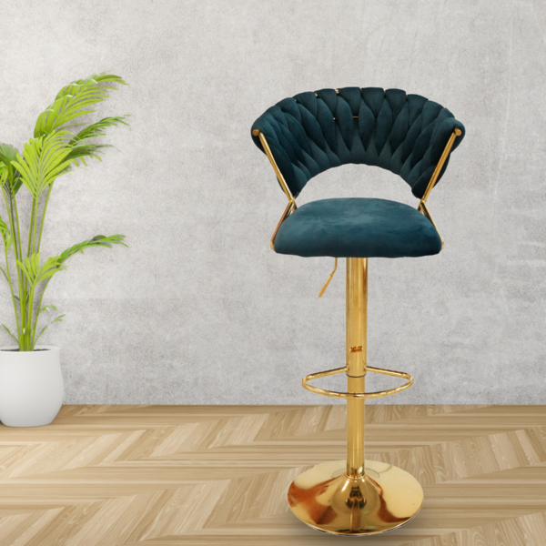BLUE WOVEN LIFTING CHAIR-53X50X108