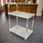 2 LAYER ACRYLIC TROLLEY-55X35X76-TY8263