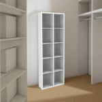 ALESTA 10-SHELVES BOOKCASE WHITE-162X55X20