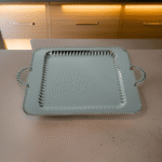 S/STEEL RECT. SERVING TRAY-SILVER