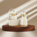 2 PCS ALMARJAN VACUUM FLASK W/BASKET SET