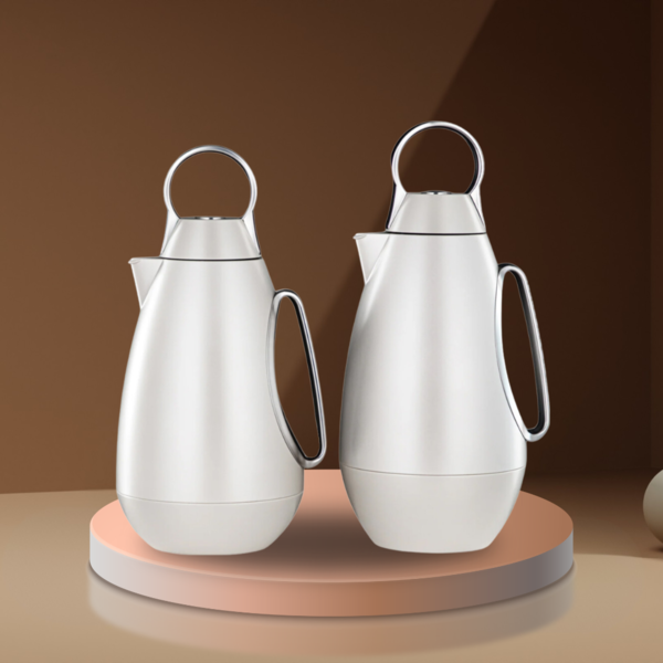 2 PCS ALMARJAN VACUUM FLASK SET-0.7+1.0LT