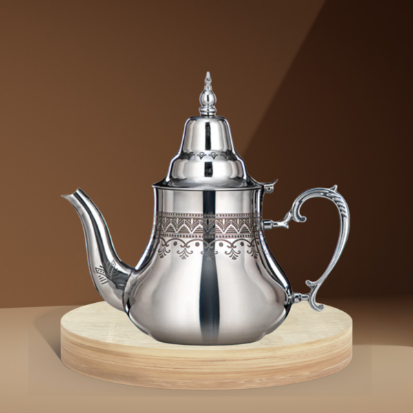 S/STEEL TEA POT SAHARA-1.1LT-C/GOLD