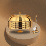 S/STEEL CHAFING DISH-6.5L-GOLD