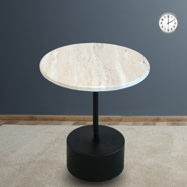 MDF+IRON ROUND TABLE-40X40X46CM