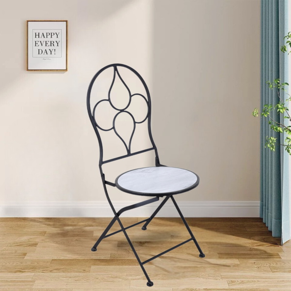 MDF+METAL CHAIR -52X41X94CM