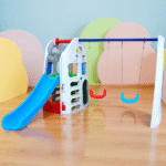 KID'S SLIDE & SWING SET-260X276X190CM-2CTN
