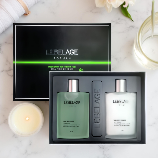LEBELAGE FRESH GREEN TEA FOR MEN 2-PCS SET-150+150ML