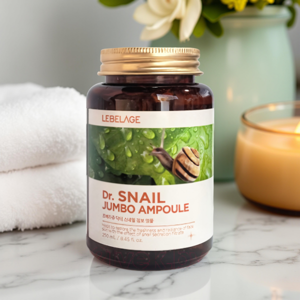 1987238240203 LEBELAGE DR. SNAIL JUMBO AMPOULE-250ML - Image 1