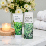 LEBELAGE GREEN TEA CLEANSING FOAM-100ML