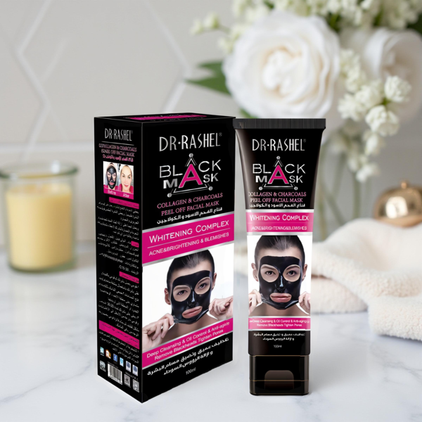 1993238410011 BLACK PEEL OFF FACIAL MASK -100ML - Image 1