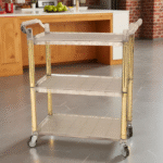 3-LAYER PLASTIC TROLLEY