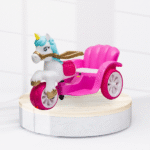 RECHARGEABLE CHILDREN'S CAR RIAGE -PINK