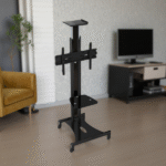 TV FLOOR STAND W/CAMERA HOLDER SET