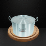 SINGLE ALUMINUM COOKING POT W/LID-40CM