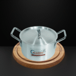 SINGLE ALUMINUM COOKING POT W/COVER-24CM
