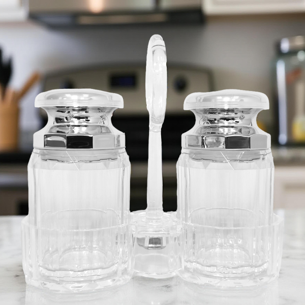 ⁦ACRYLIC CRUET-2 PCS SET⁩ - الصورة ⁦1⁩