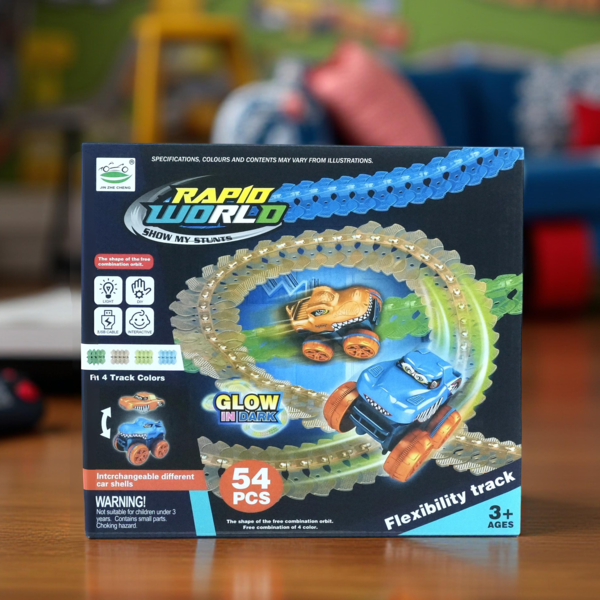LUMINOUS VARIABLE DINOSAUR RAIL CAR