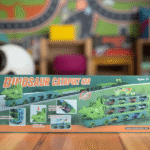 DINOSAUR CATAPULT DEFORMED TRACK STORAGE VEHICLE