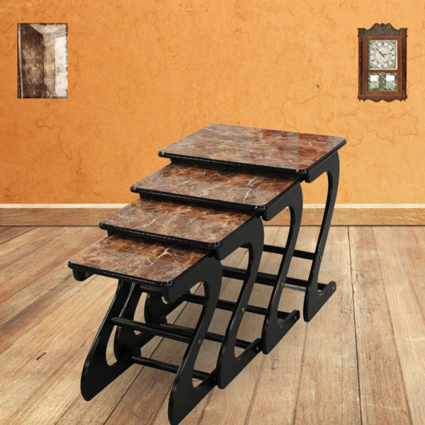 4PCS Z SHAPE NESTING TABLE SET