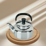 S/S 3L-SQUARE BLACK HANDLE KETTLE