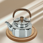 S/STEEL SQUARE TEA KETTLE 1.0LT