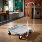 SERVING TROLLEY W/HANDLE-540X600X880