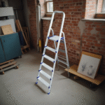6 STEPS ALUMINIUM LADDER-2010X390X350