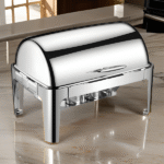 S/STEEL CHAFING DISH-9.0LTR-SILVER