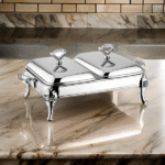 S/STEEL CHAFING DISH-1.8L*2-SILVER