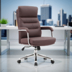 FANAR OFFICE CHAIR-DARK BROWN