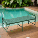 CAMPING FOLDING BED-206X80.5XH60/42CM-GREEN