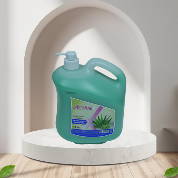 ⁦ACTIVEX HAIR SHAMPOO 4.2LTR-ALOE VERA⁩ - الصورة ⁦1⁩