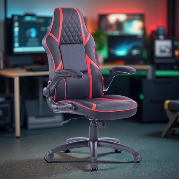 GAME CHAIR -RED & BLACK
