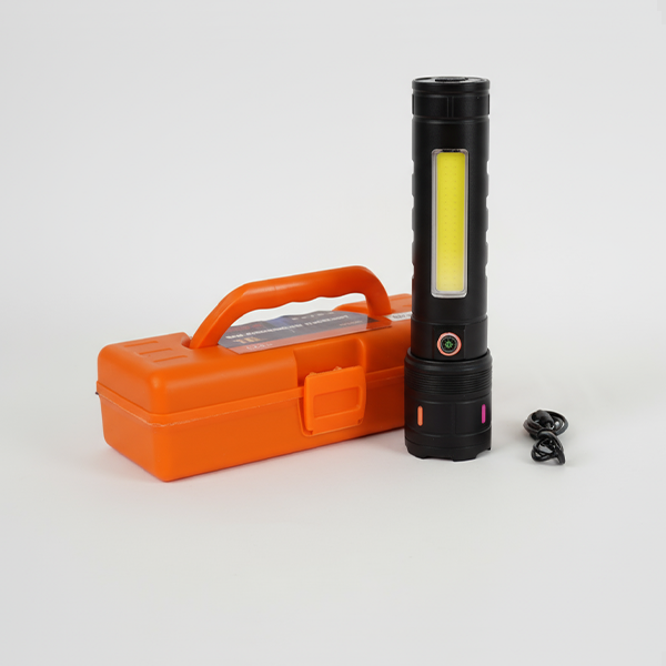 0510208060028 (3) USB CHARGING LED FLASH TORCH LIGHT-3000M - Image 3
