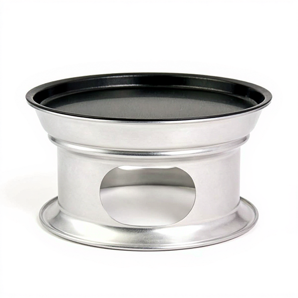 1013090000093 POLISHED KUNAFA HEATER WITH INSULATING TRAY 33/M - Image 1