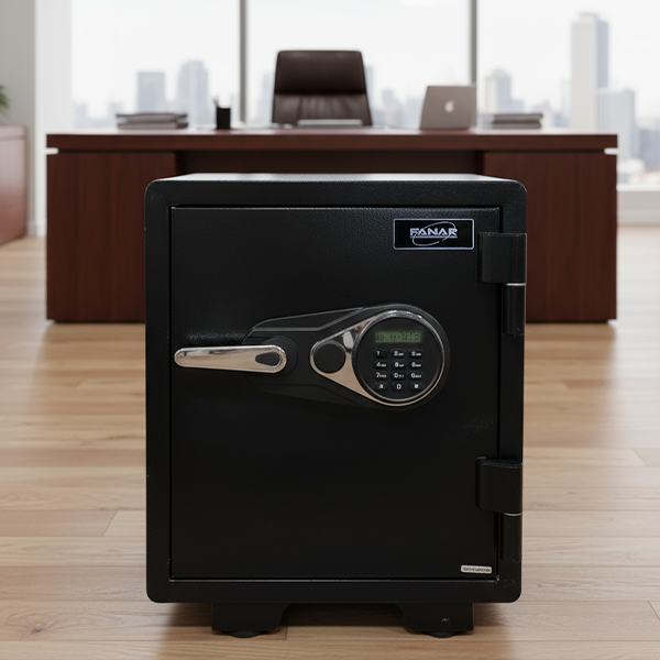 ⁦FANAR FIREPROOF SAFE LOCKER-530X460X470-73KG⁩ - الصورة ⁦2⁩