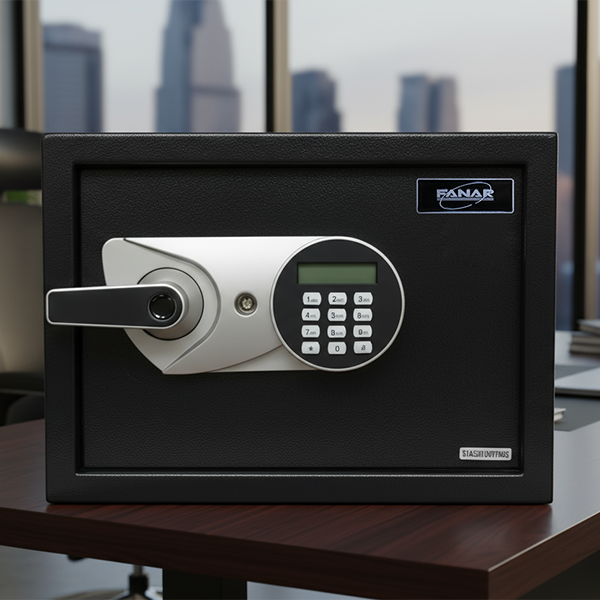 ⁦FANAR FINGERPRINT SAFE LOCKER-250X350X250-8.5KG⁩ - الصورة ⁦2⁩